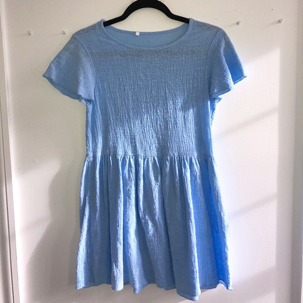 Blue Skater Dress